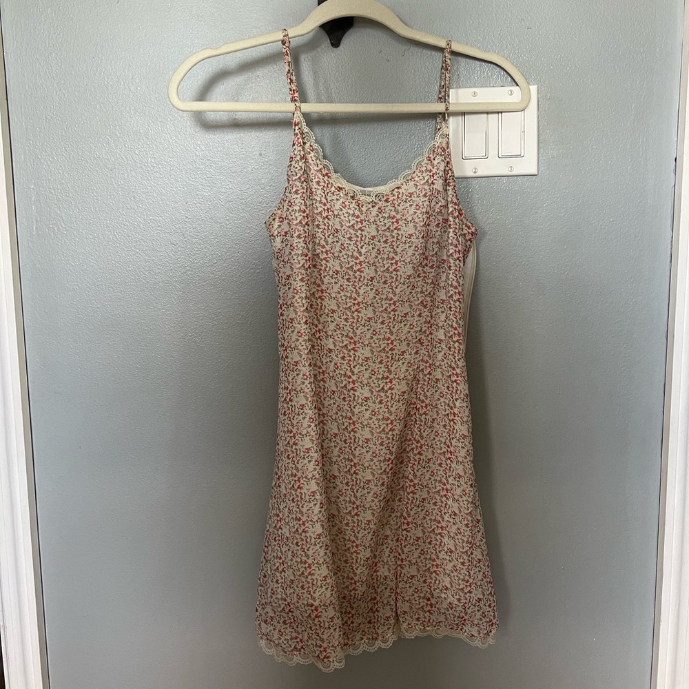 Urban Outfitters Floral Lace Trim Dress